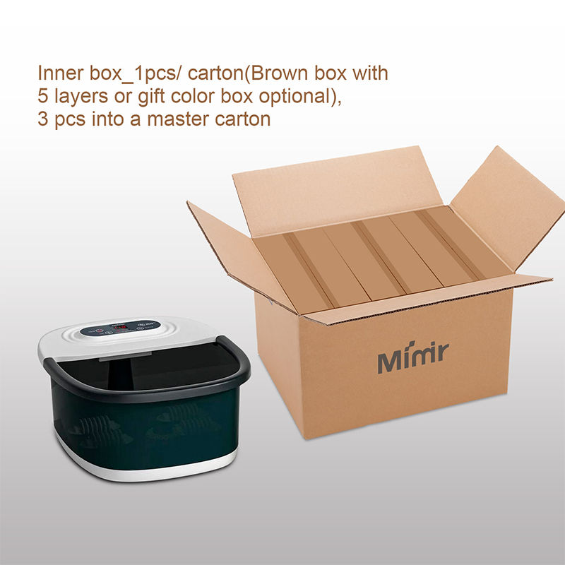 Masajeador manual de baño con spa para pies MM-20M-8 con vibración