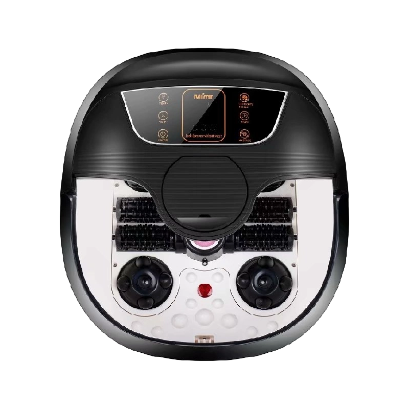 Masajeador automático de baño con spa para pies MM-18C con 8 rodillos de masaje y piedra pómez