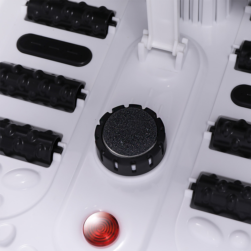 Máquina de spa para pies plegable MZD-22B-2 de 500 W con 8 rodillos de masaje para masaje relajante de pies