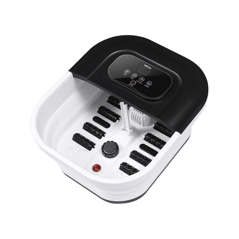 Máquina de spa para pies plegable MZD-22B-2 de 500 W con 8 rodillos de masaje para masaje relajante de pies