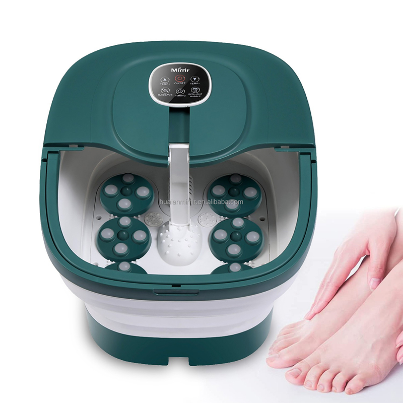 Máquina de spa para pies plegable MZD-03D con rodillos de masaje automáticos