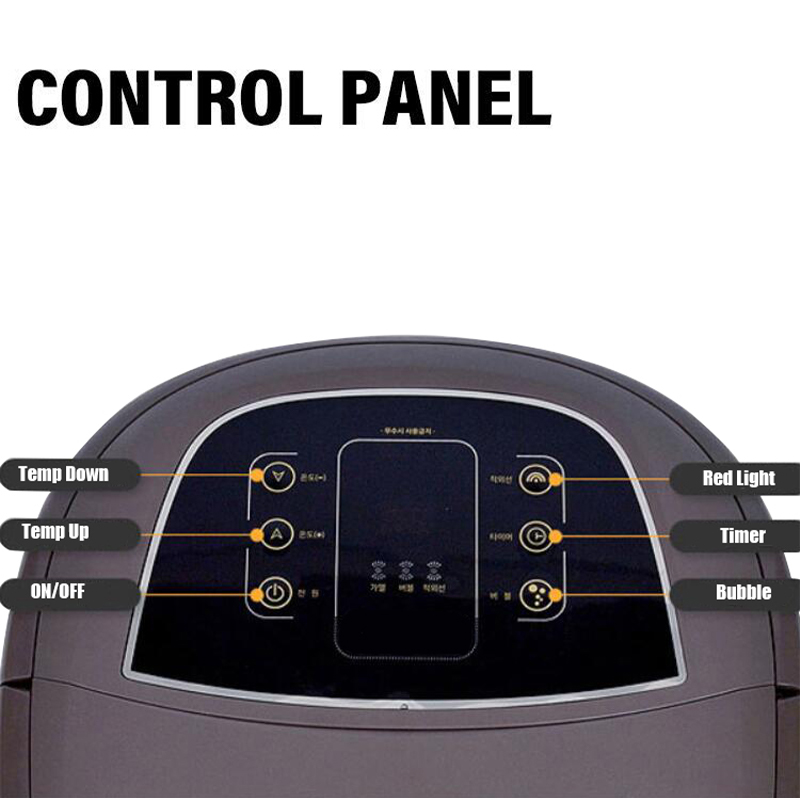 Máquina masajeadora automática de baño con spa para pies JD-618 con rodillos de masaje giratorios